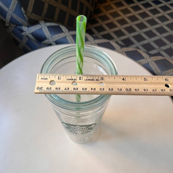 Starbucks Venti Double Walled Glass Tumbler 20oz Travel Mug Cup - Picture 12 of 13